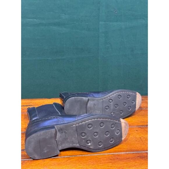 Women's Santoni leather wingtip chelsea boots size 38 euro - US 7.5 - Picture 4 of 7